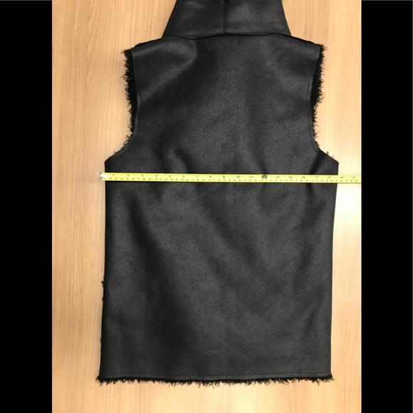 Faux Suede Faux Fur Vest by “Velvet” - Picture 7 of 10